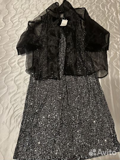 Платье комбинация вечернее