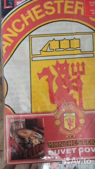 Белье постельное футбольное для мальчика