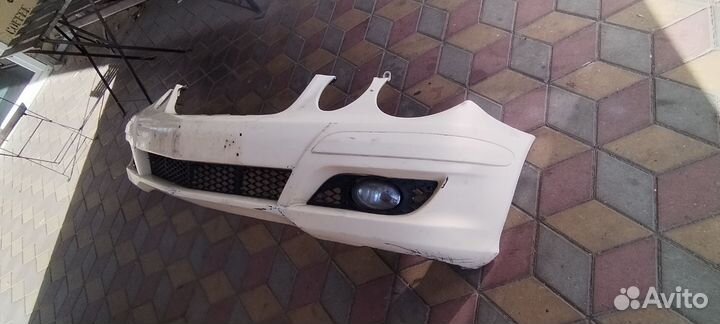 Передний бампер на мерседес Е-Класс w211 рест