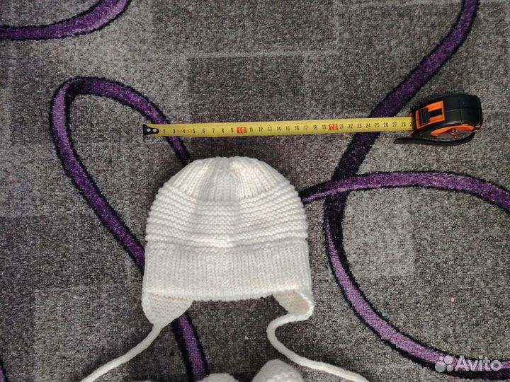 Вязаный комбинезон для новорожденных