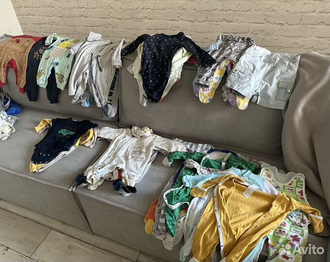 Детские вещи пакетом от 0 до года