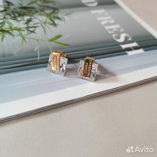 Серьги charmin paris guess золото/ серебро