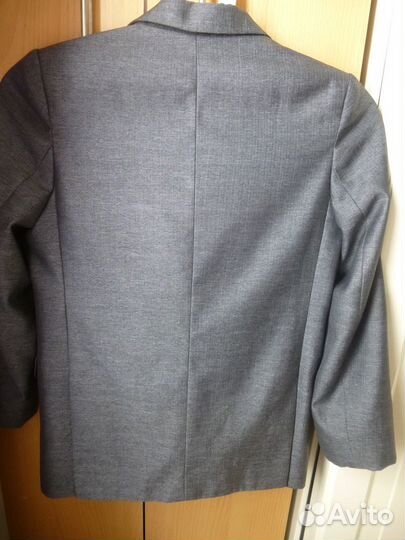 Пиджак школьный 128 серый, рубашки