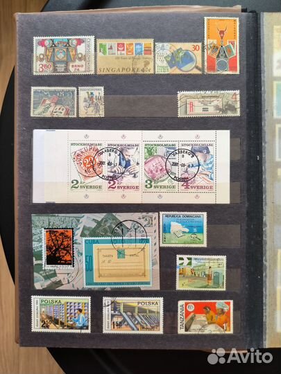 Почтовые марки связь. Альбом целиком