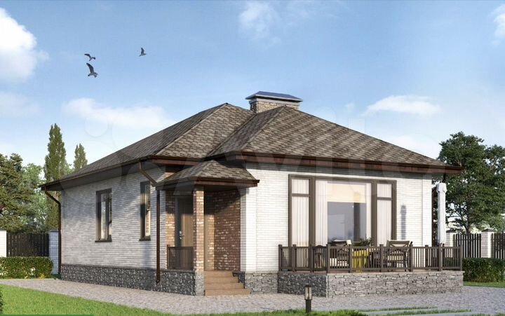 Дом 79,1 м² на участке 6 сот.