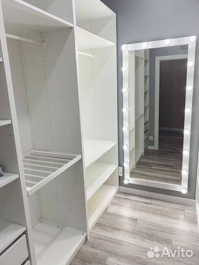 Напольное зеркало с подсветкой 180*80см