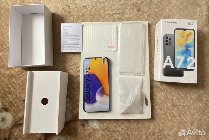 Смартфон Samsung Galaxy A72 128 гб черный