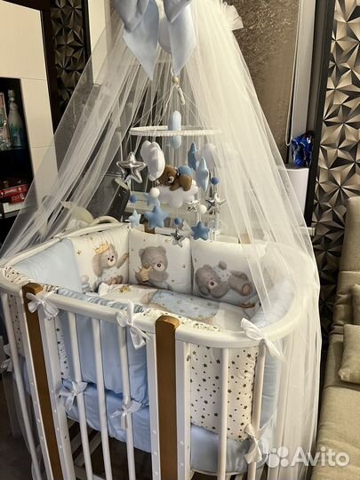 Бортики в детскую кроватку