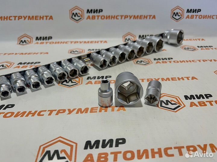 Набор головок шестигранных 1/2