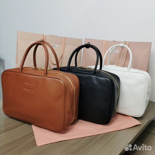 Сумка натуральная кожа Унисекс miu miu