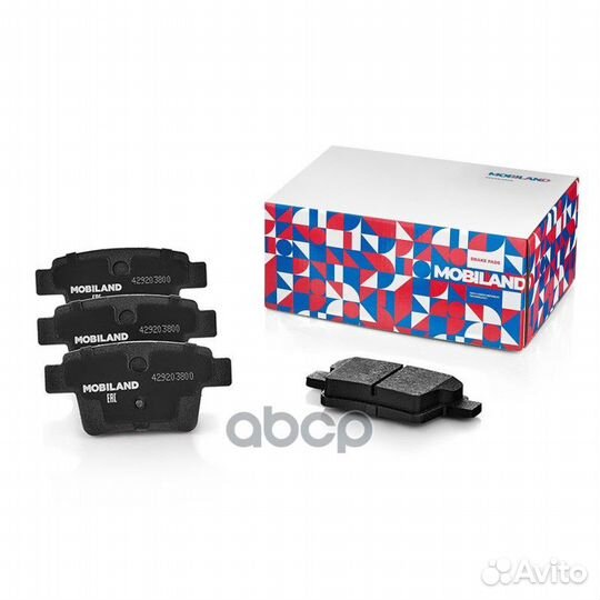 Колодки тормозные дисковые 429203800 mobiland