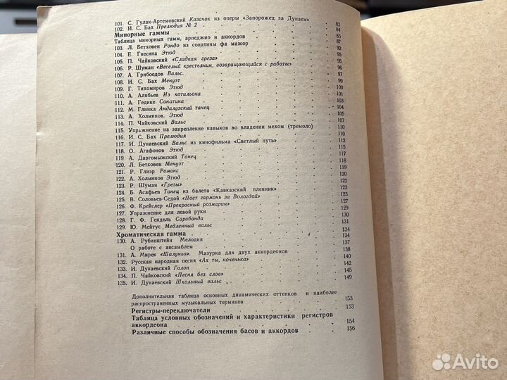 Ноты для аккордеона и баяна