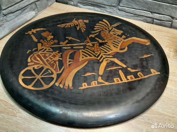 Поднос-блюдо декоративное Египет Медь