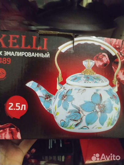 Чайник эмалированный Kelly 2.5 л