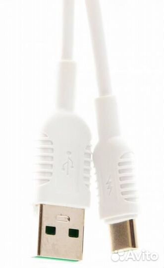 USB Кабель Type-C borofone BX33, 4A, 1 м. Белый