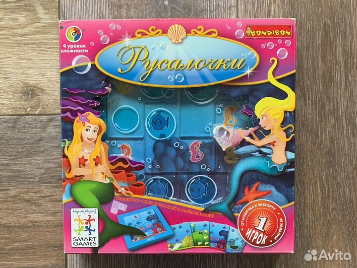 Логическая игра bondibon Русалочки и другие