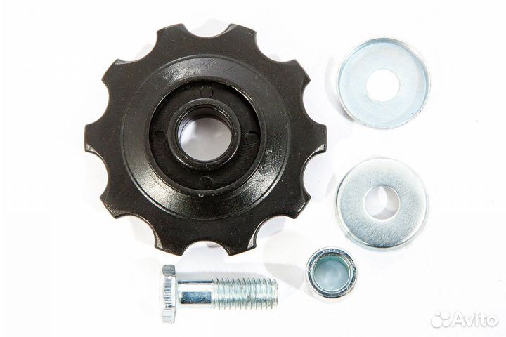 Ролик заднего переключателя черный 10 зубов