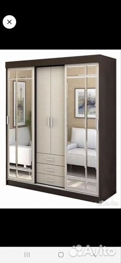 Шкаф купе с зеркалом