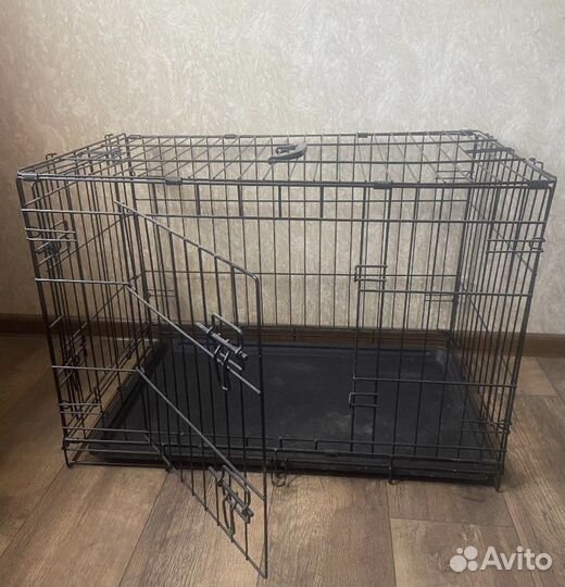 Вольер для собак с поддоном, складной