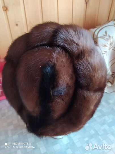 Шапка норковая женская