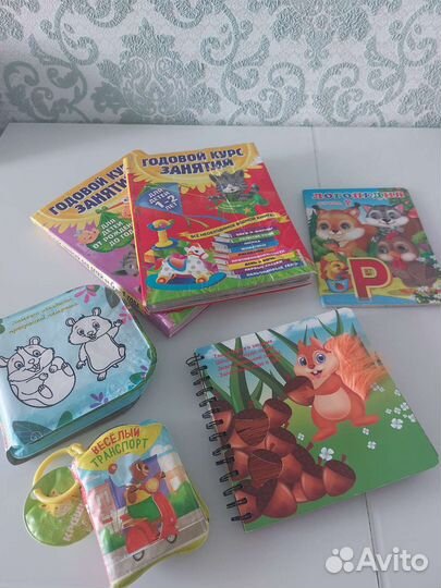 Развивающие игрушки и книги пакетом