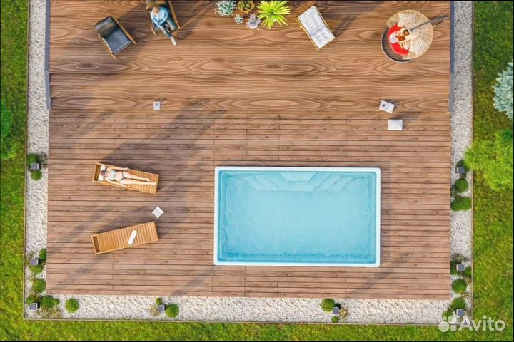 Композитный бассейн корсо ecoline