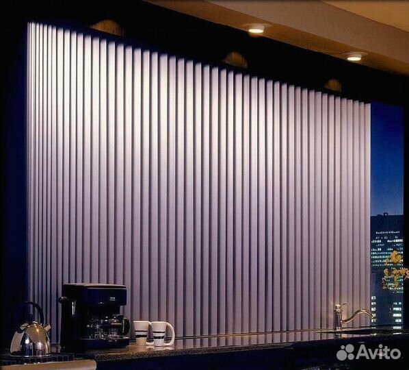 Жалюзи вертикальные и рулонные шторы