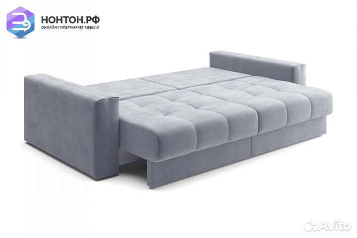 Диван тик-так Монарх серый