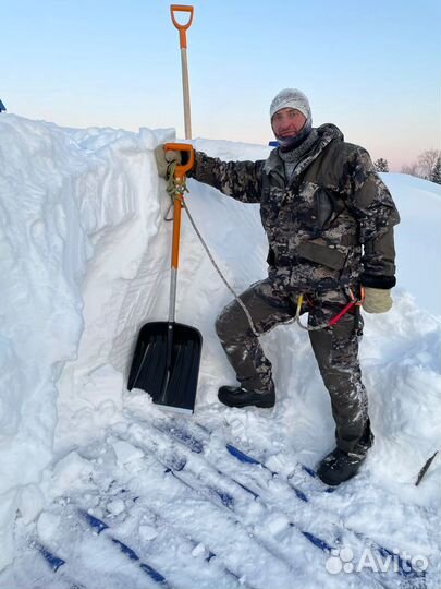 Очистка кровли от снега и наледи