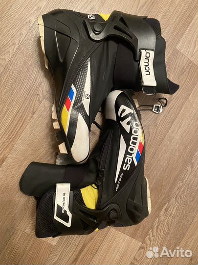 Лыжные ботинки salomon pro combi