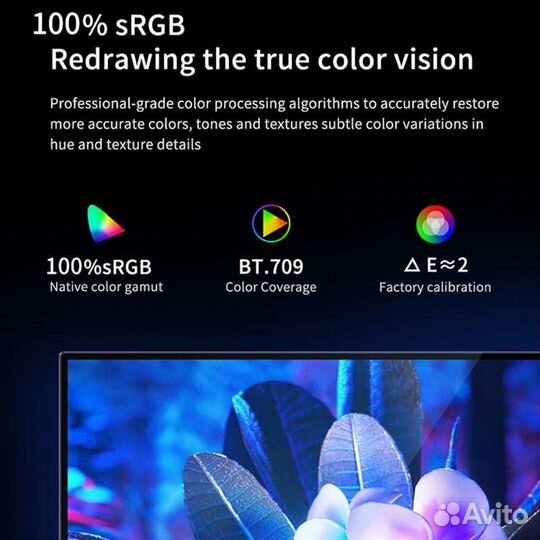 Портативный монитор 15.6 1920x1080p 100% sRGB