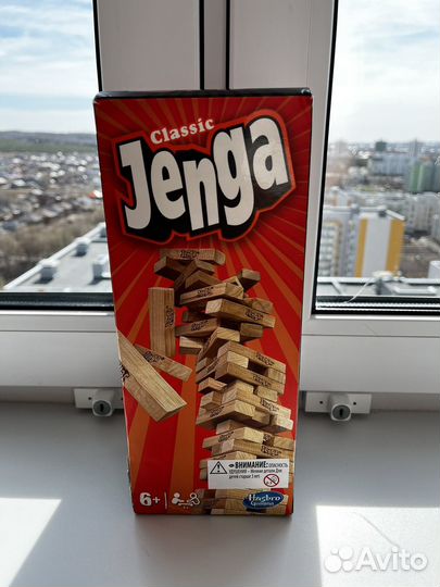 Игра настольная Jenga Падающая башня