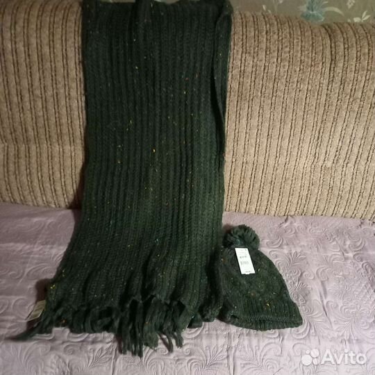 Женский шарф и шапка