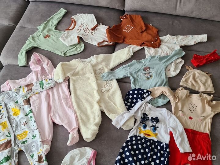 Детские вещи пакетом 68- 74 на девочку