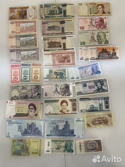 Иностранные, Российские, Советские банкноты, боны