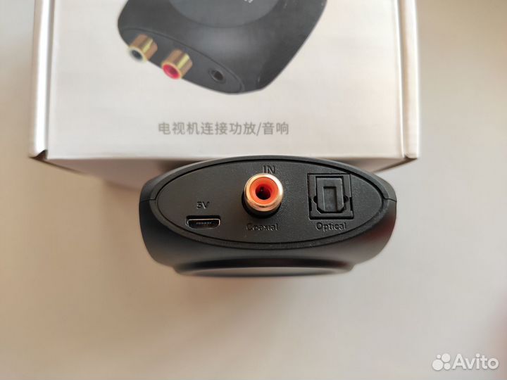 Конвертор звука оптика\коаксиал - RCA (аналог)