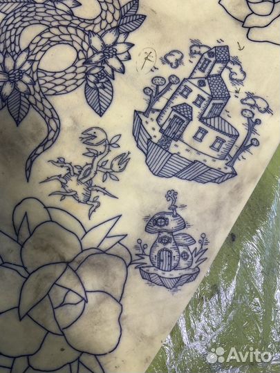 Модель для тату