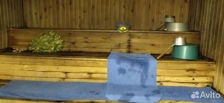 Баня на дровах с бассейном