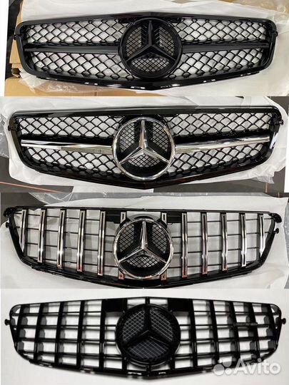 Mercedes w204 решетка Amg gt новая