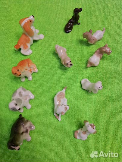 Коллекция фарфоровых собачек лфз