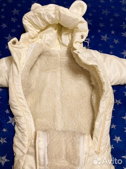 Комбинезон трансформер зимний 62 80