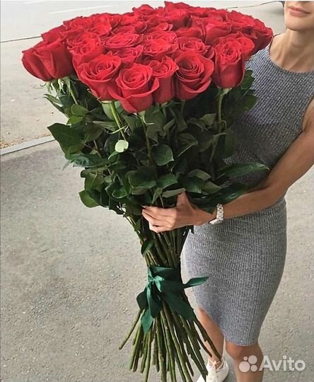 Метровые розы. Высокие розы. Букет роз