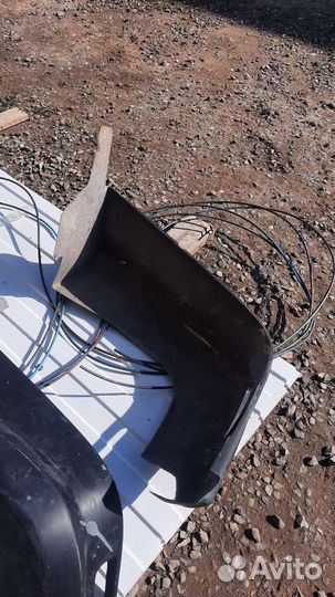 Накладки заднего бампера лендкрузер 100.470