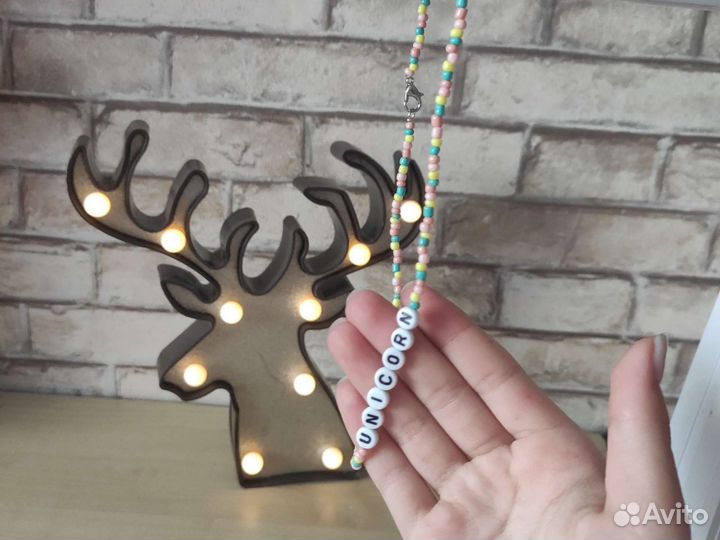 Подвеска из бисера