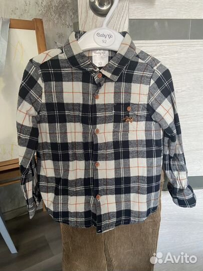 Рубашка для мальчика 92