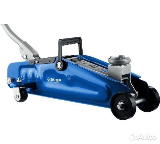 Подкатной домкрат зубр Т-30-K, 2т, 135-330 мм, кей