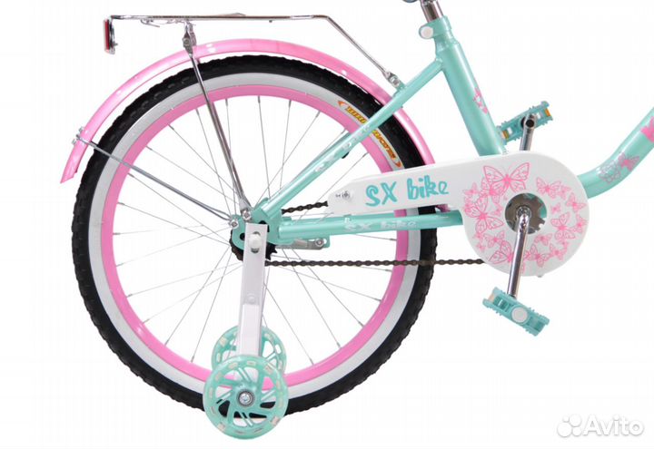 Велосипед для девочки Kristi с корзинкой