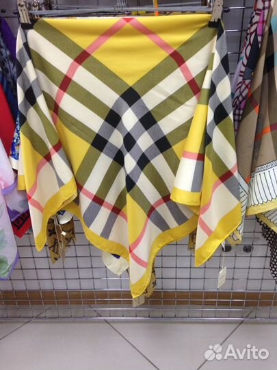 Шерстяные и шелковые платки новые, много