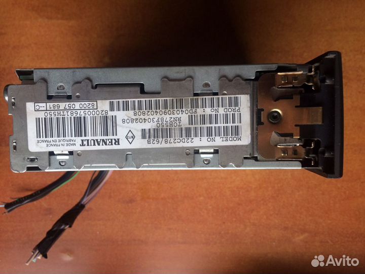 Магнитола renault