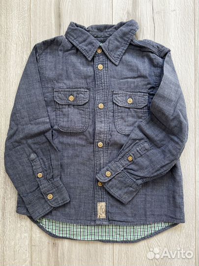 Джинсовая рубашка hm 116